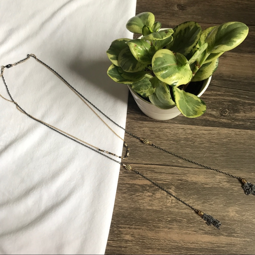 Chain Fringe Necklace